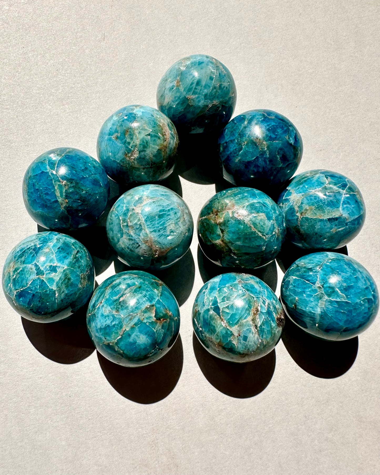 Neon Apatite Mini Sphere