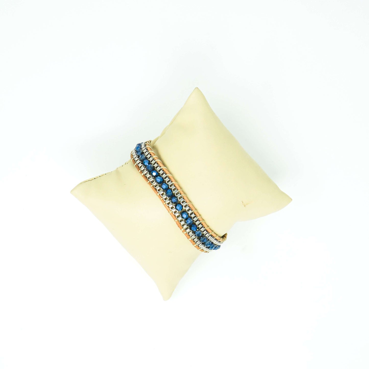 Leather cord miyuki beads bracelet