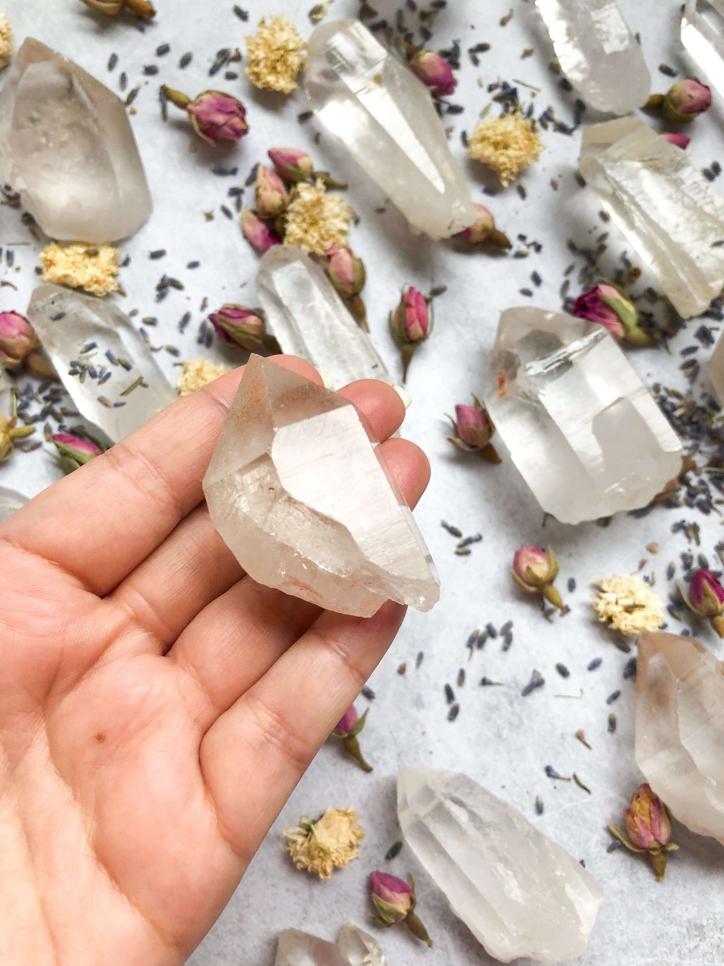 Natural Himalayan quartz specimen