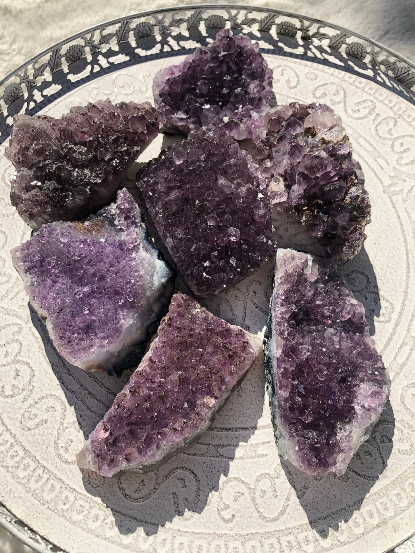 Load image into Gallery viewer, Amethyst Druzy Crystal Chunks
