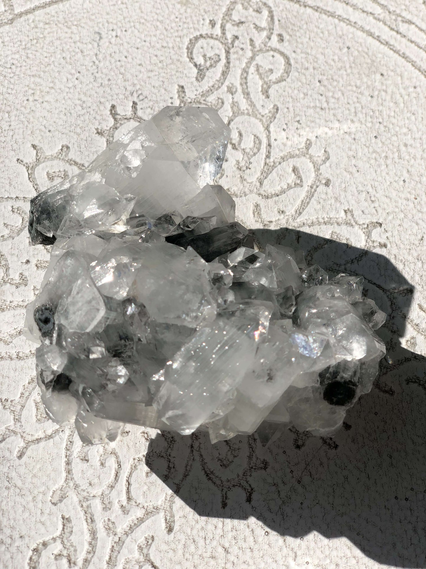 Apophysllite crystal specimen